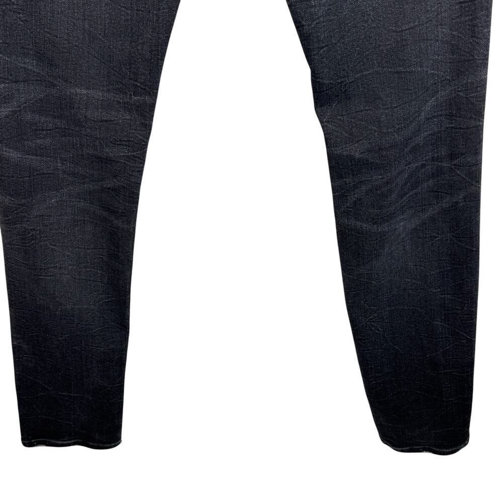 American Eagle SZ 32x34 Mens Skinny Flex Jeans Stretch Distressed Whiskered - Picture 7 of 11